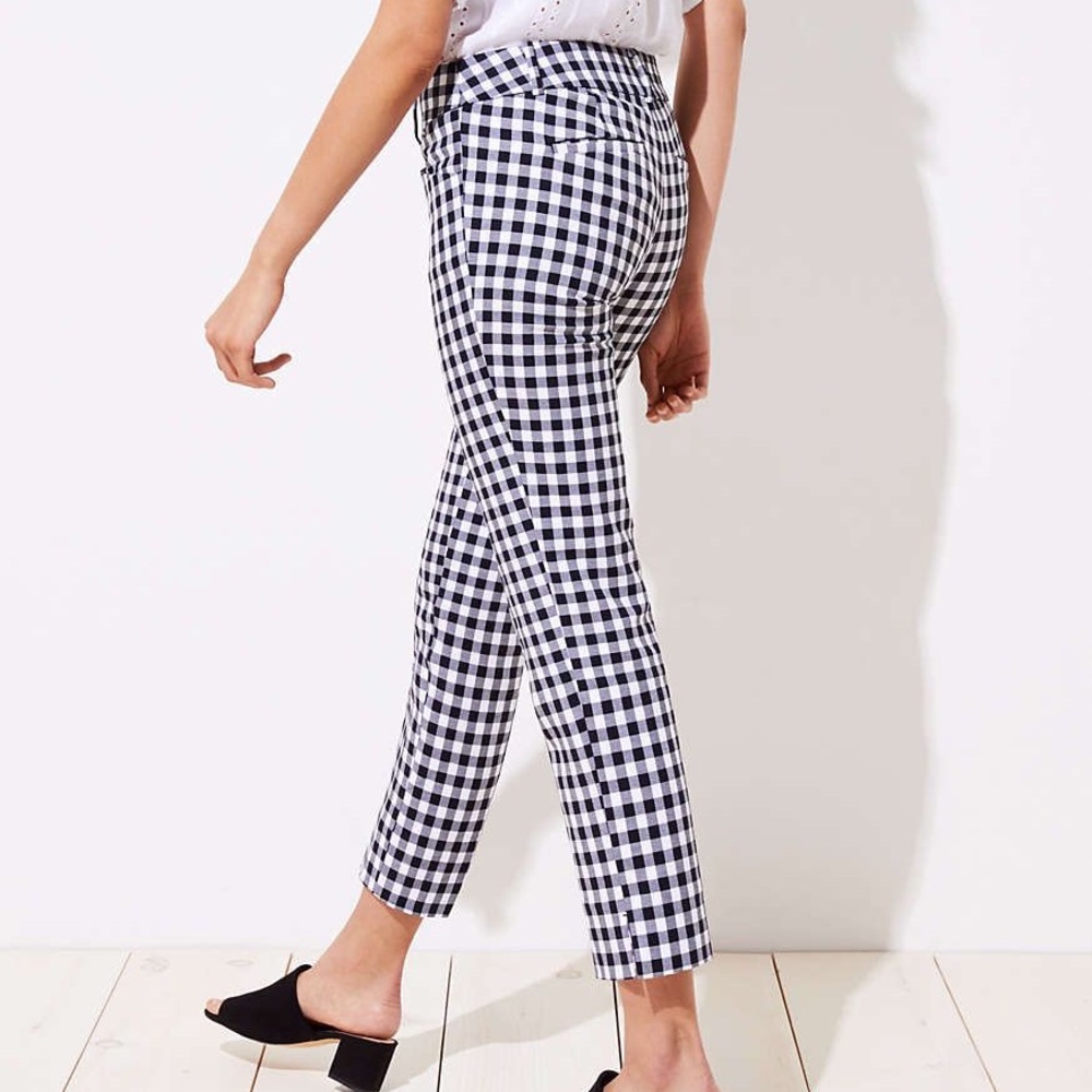 Black and white Gingham pants